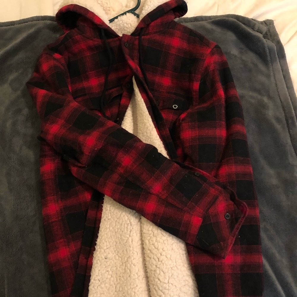 two big fluffy winter jackets